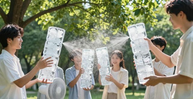 大冰块降温方法_成都青白江区夏季防暑降温大冰块_大冰块户外活动使用时长